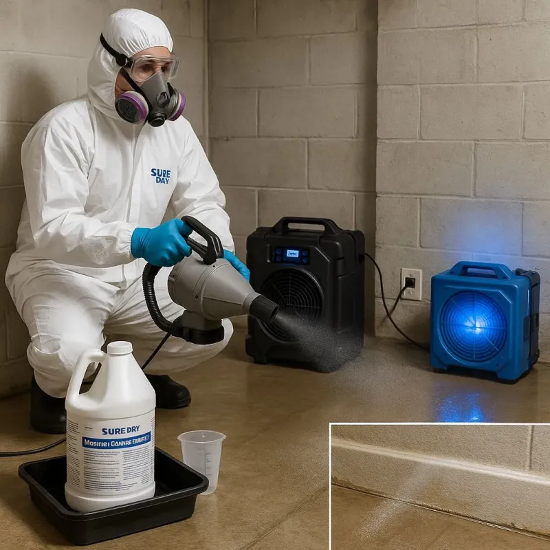 Sanitization and Odor Removal process in Bellaire, MI